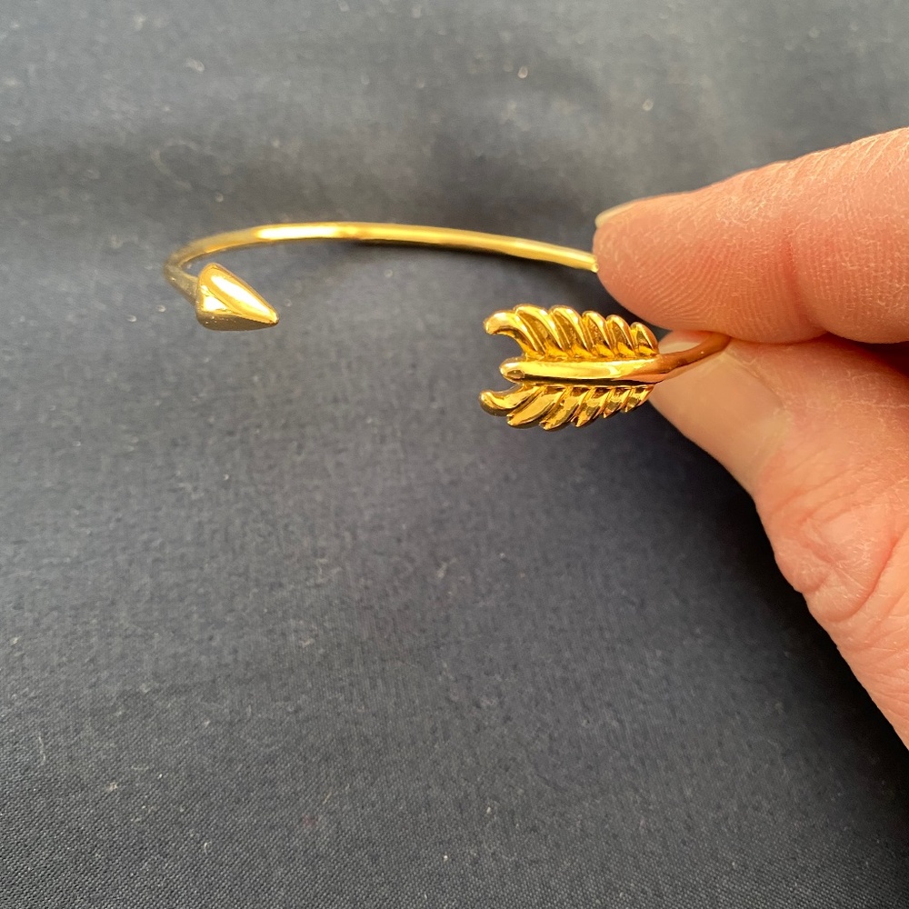 Stella & Dot Gilded Arrow Bangle